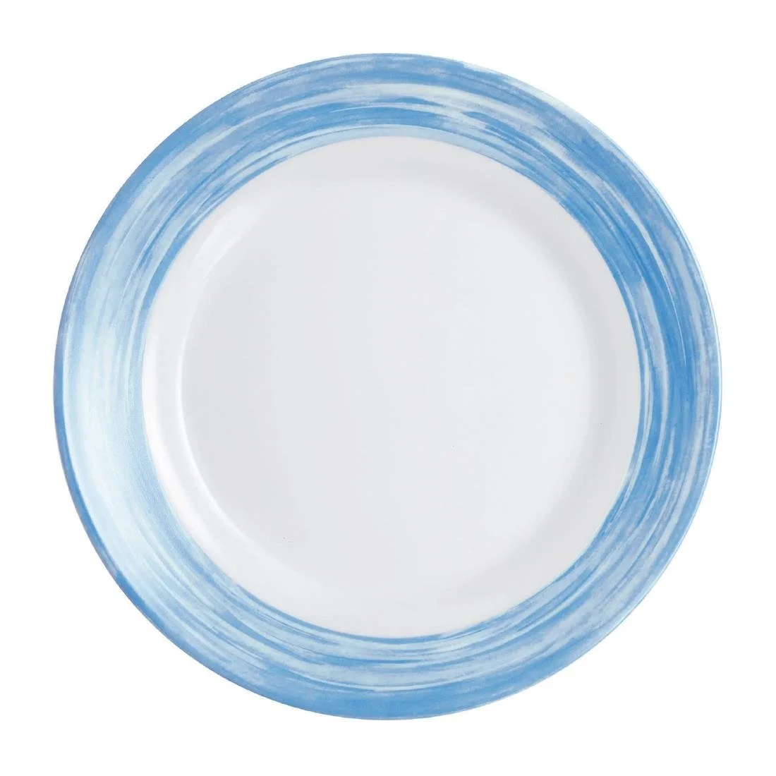 Arcoroc Brush Plates Blue 252mm (12 Pack) - Image 1