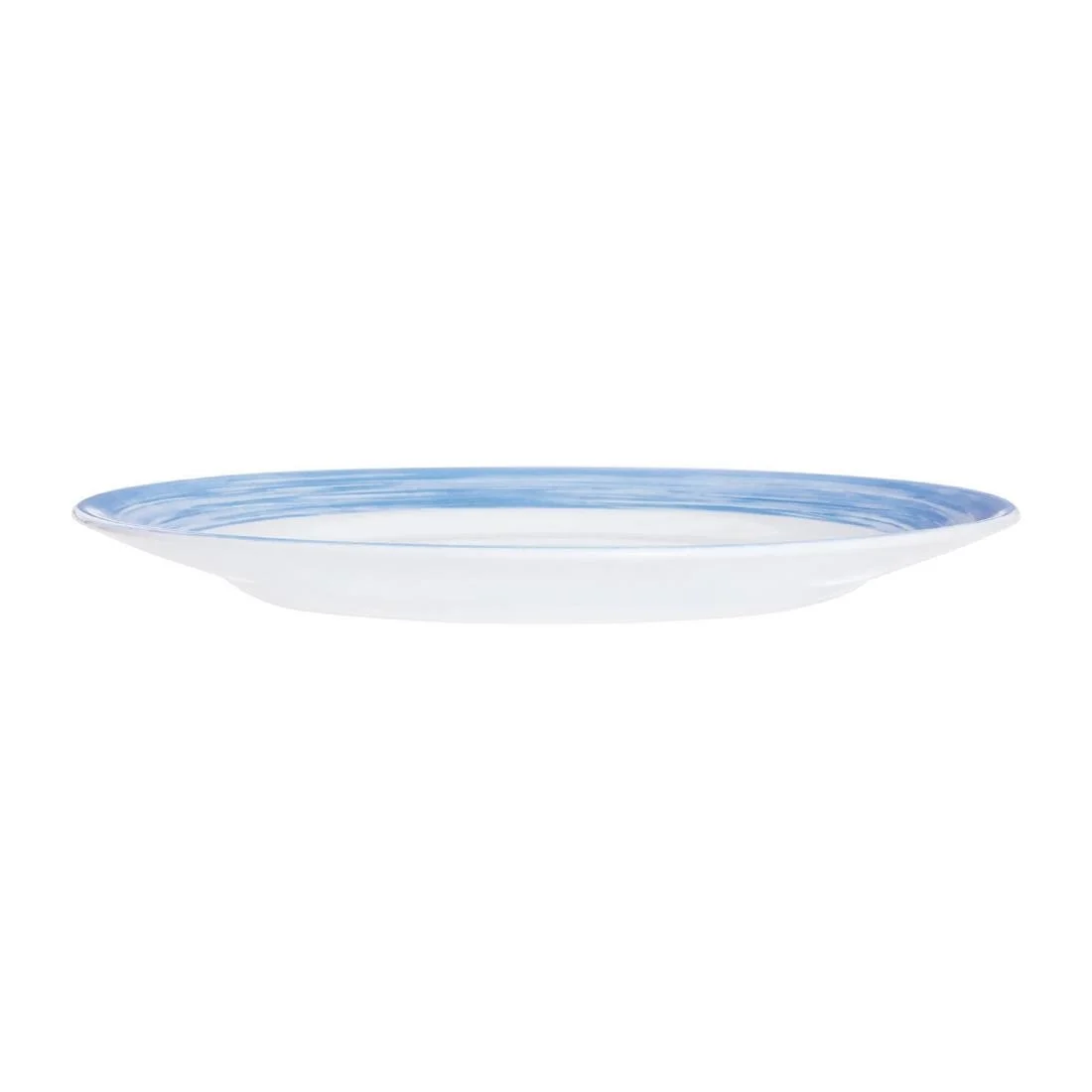 Arcoroc Brush Plates Blue 252mm (12 Pack) - Image 2