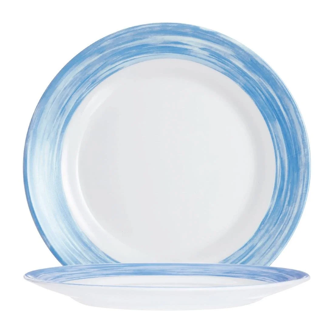 Arcoroc Brush Plates Blue 252mm (12 Pack) - Image 5