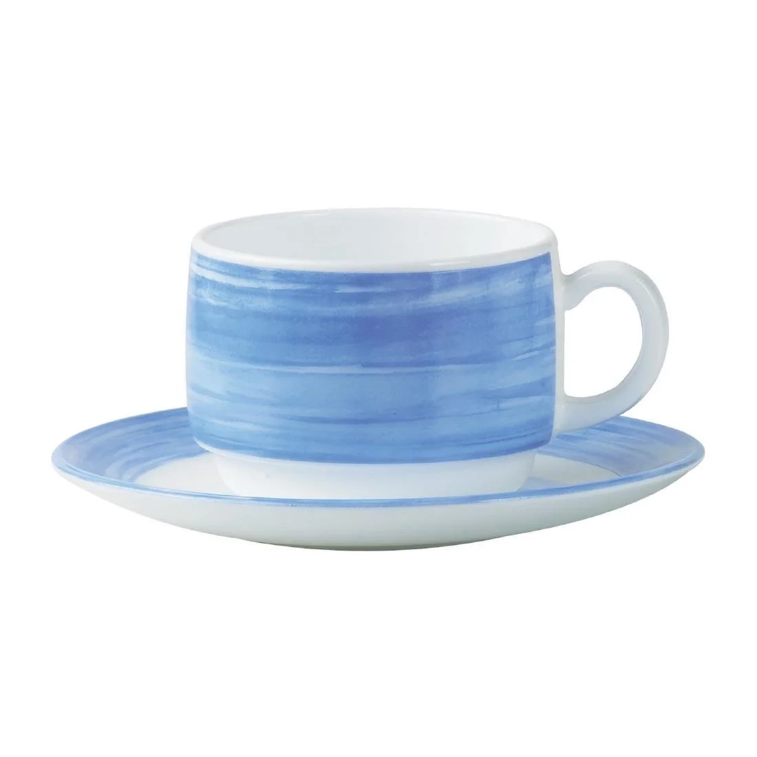 Arcoroc Brush Saucers Blue 140mm (48 Pack) - Image 2