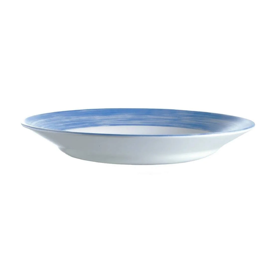 Arcoroc Brush Soup Plates Blue 225mm (12 Pack) - Image 3