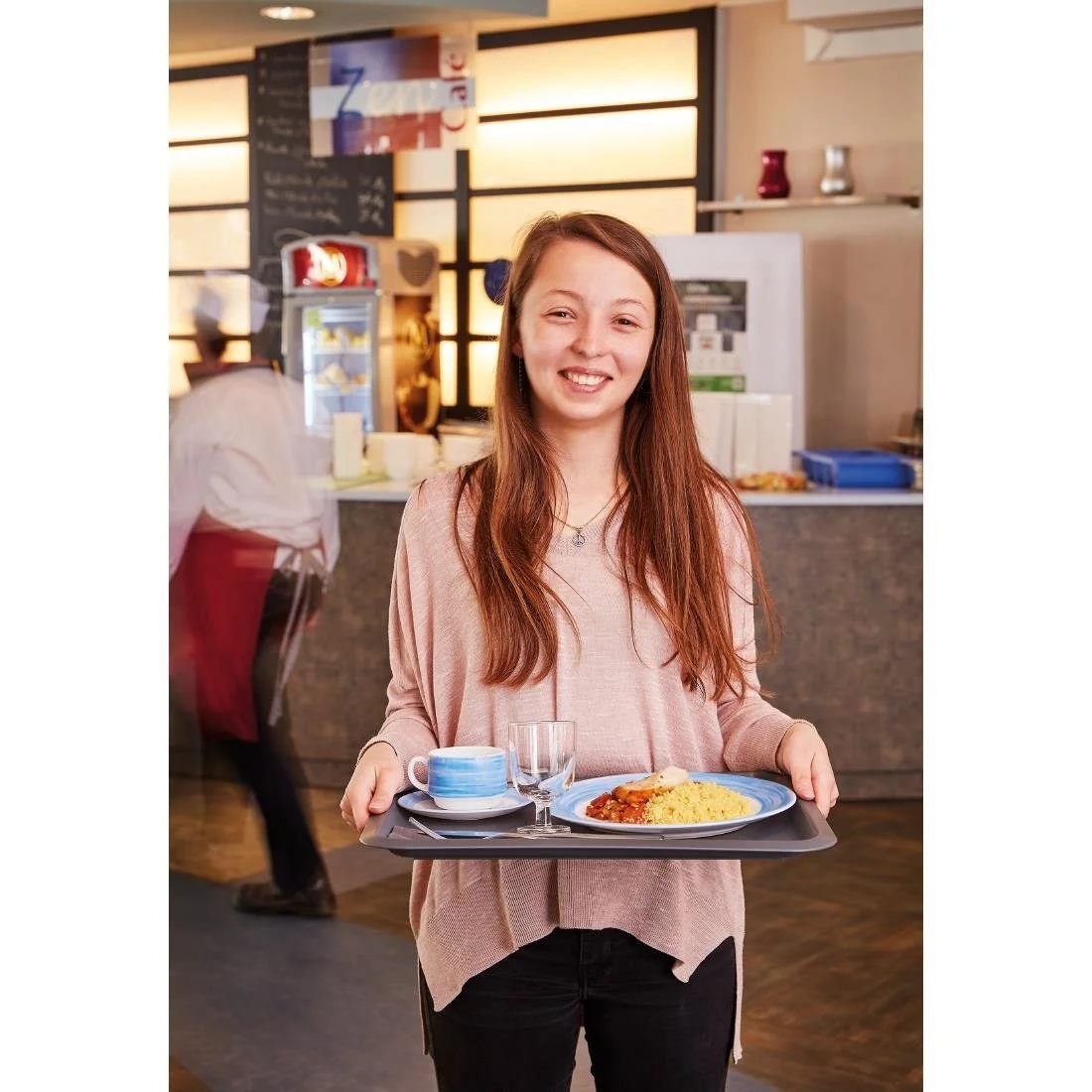 Arcoroc Brush Stacking Cups Blue 190ml (48 Pack) - Image 2