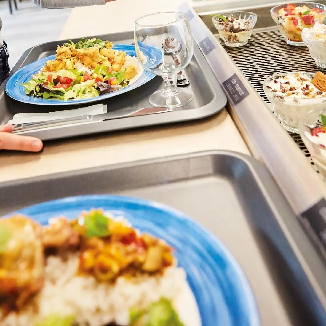 Arcoroc Brush Plates Blue Jean 252mm (12 Pack) - Image 4