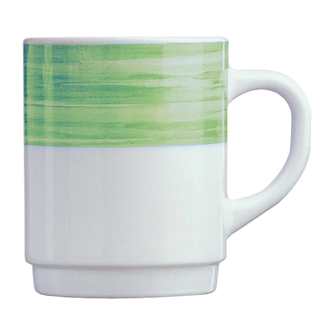 Arcoroc Brush Mugs Green 250ml (36 Pack) - Image 1