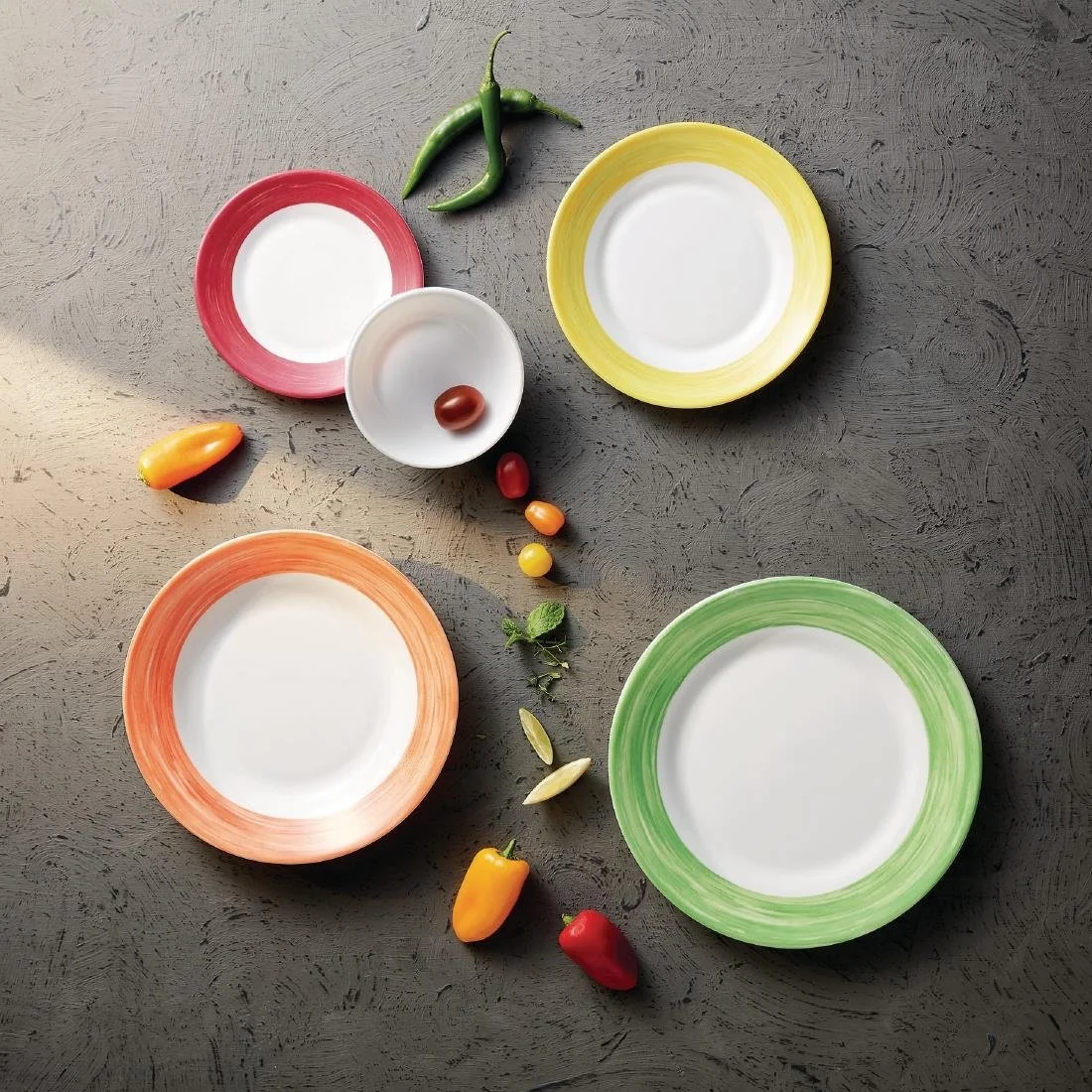 Arcoroc Brush Plates Green 235mm (24 Pack) - Image 4