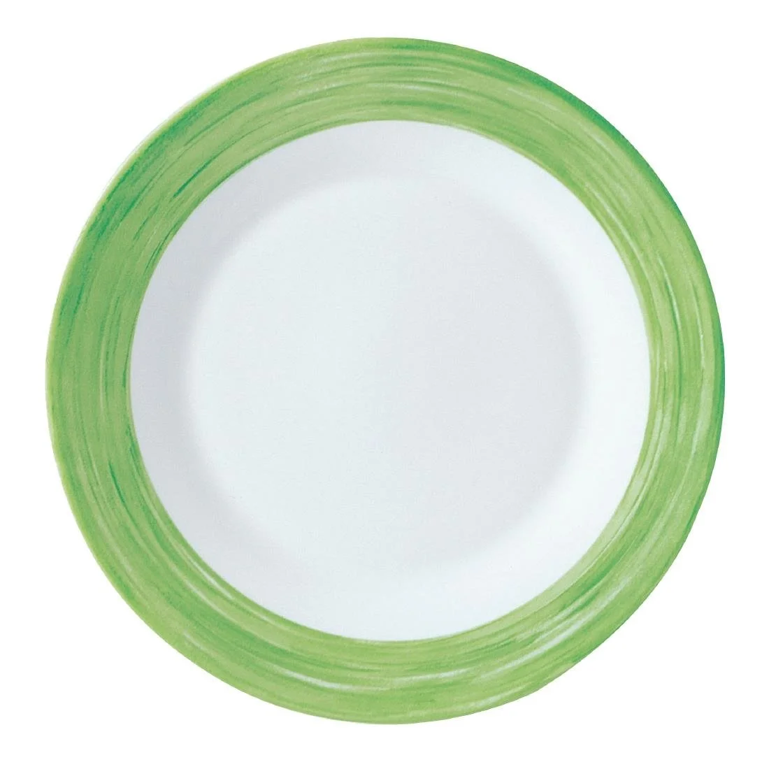 Arcoroc Brush Plates Green 252mm (12 Pack) - Image 1