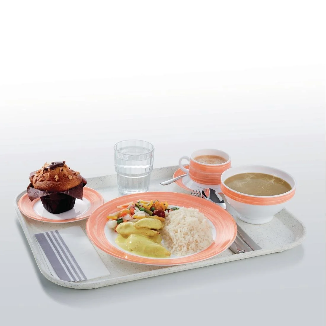 Arcoroc Brush Mugs Orange 250ml (36 Pack) - Image 3