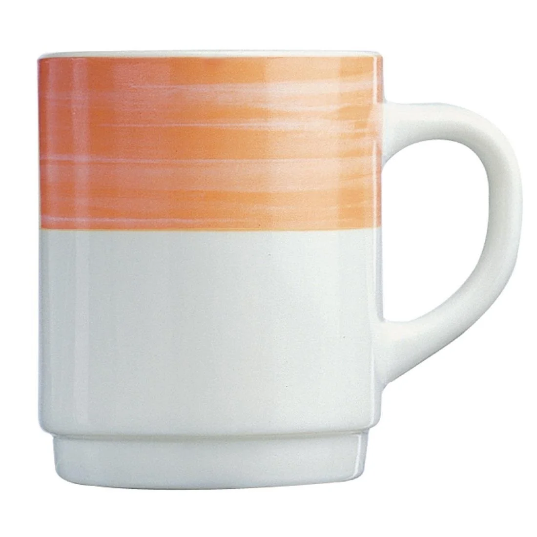Arcoroc Brush Mugs Orange 250ml (36 Pack) - Image 1