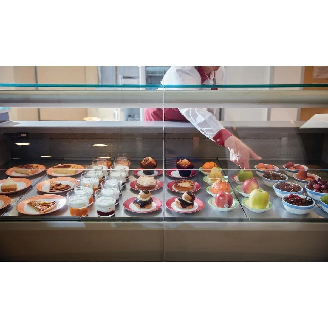 Arcoroc Brush Side Plates Orange 155mm (24 Pack) - Image 2