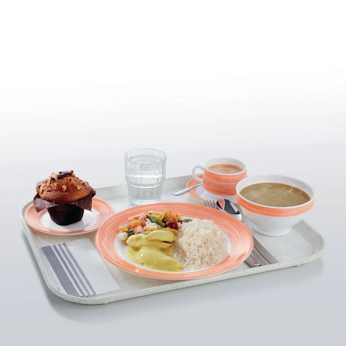 Arcoroc Brush Side Plates Orange 155mm (24 Pack) - Image 4