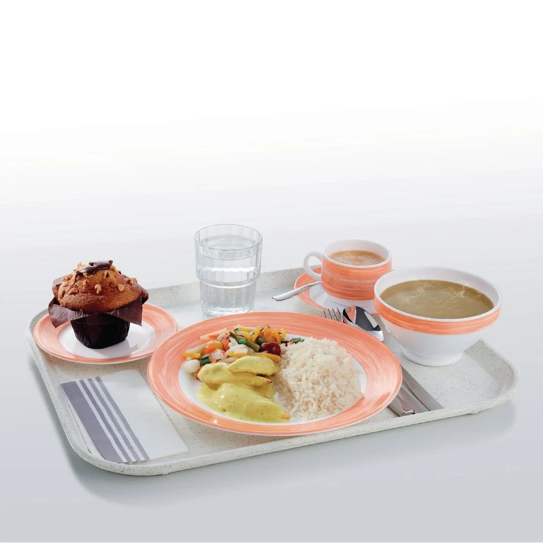 Arcoroc Brush Saucers Orange 140mm (48 Pack) - Image 3