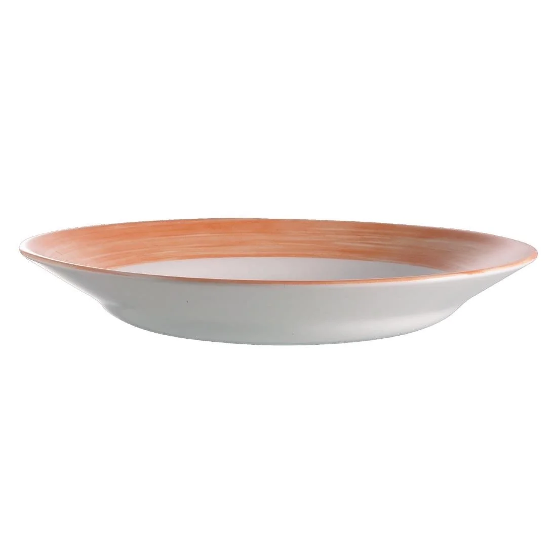 Arcoroc Brush Soup Plates Orange 225mm (12 Pack) - Image 2