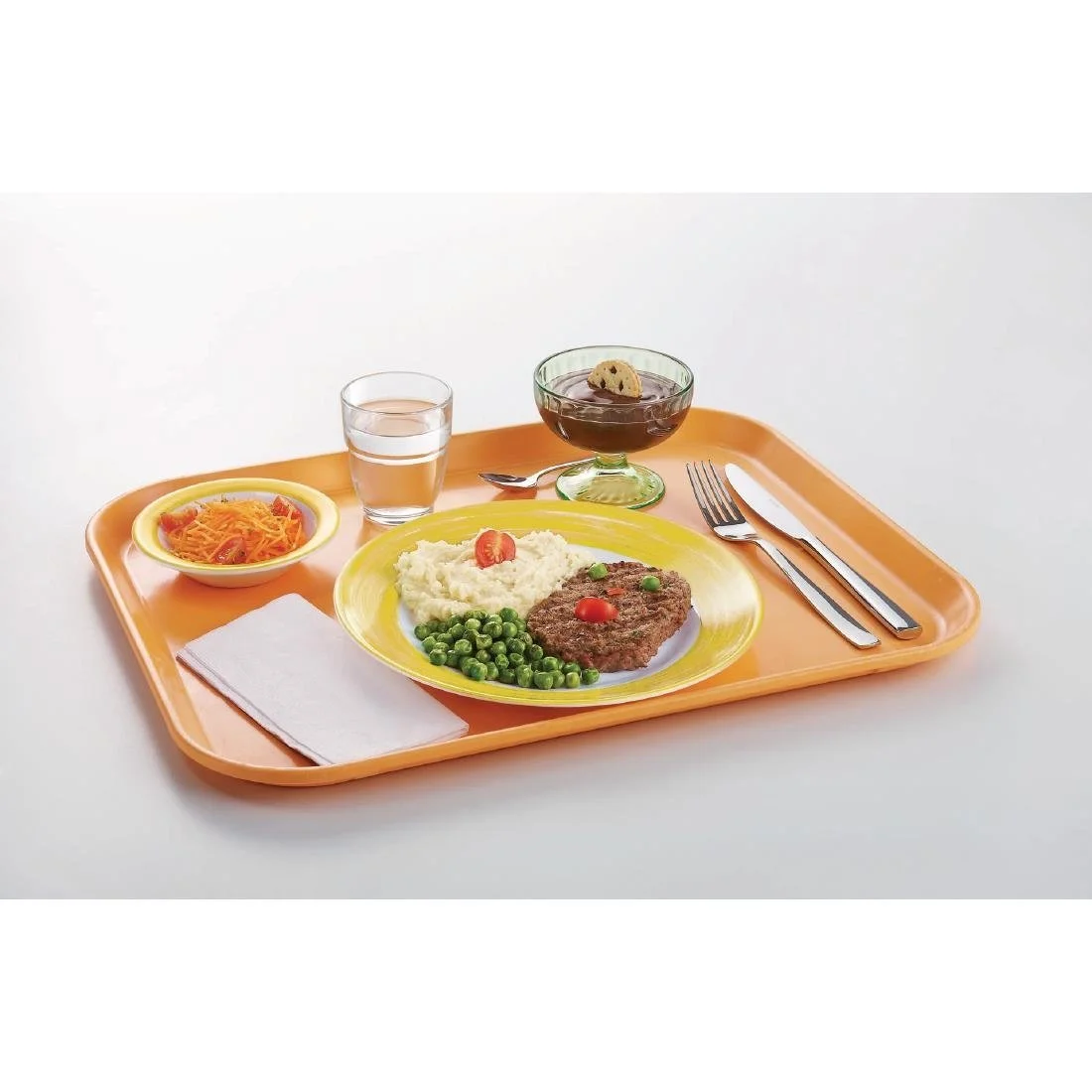 Arcoroc Brush Side Plates Yellow 155mm (24 Pack) - Image 3