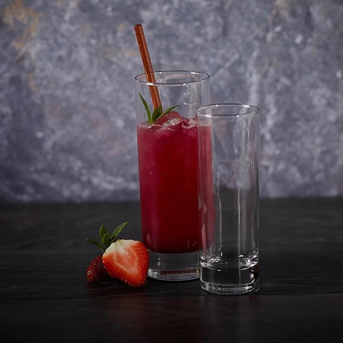 Arcoroc Islande Tubo Hi Ball Glasses 220ml (24 Pack) - Image 4