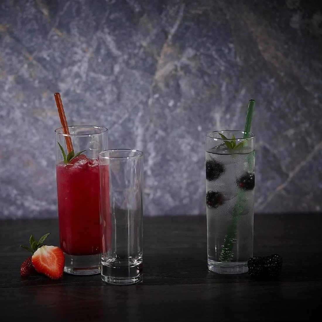 Arcoroc Islande Hi Ball Tubo Glasses 310ml LUKCA-NI 1/2pt (24 Pack) - Image 2