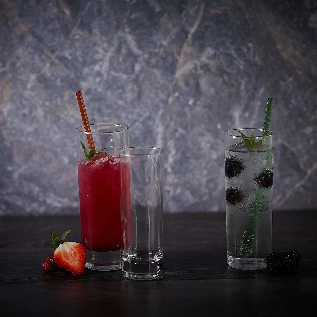 Arcoroc Islande Hi Ball Glasses 330ml LUKCA-NI 1/2 Pint (24 Pack) - Image 4