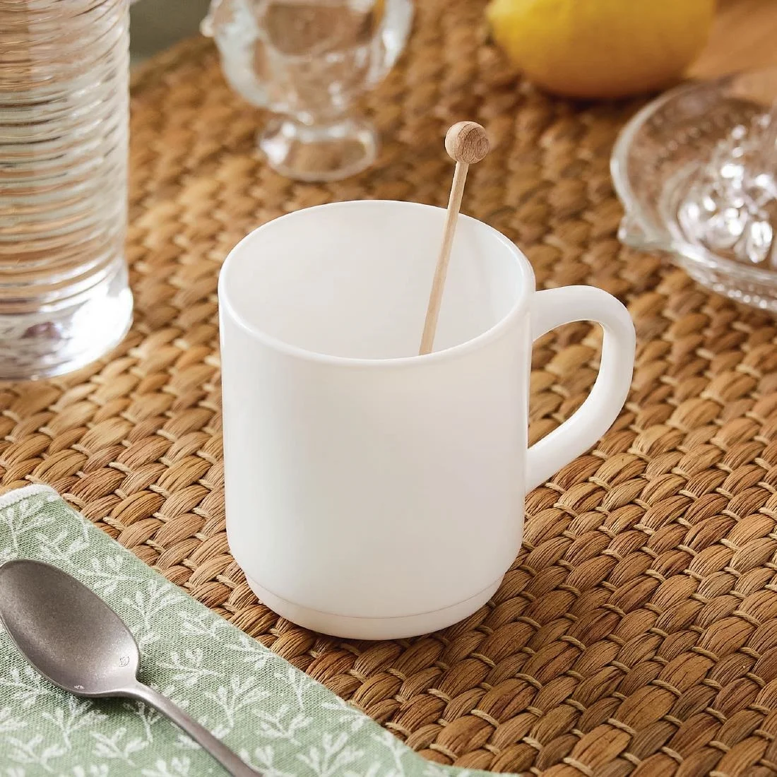 Luminarc Bock Stackable Mugs White 290ml (36 Pack) - Image 3
