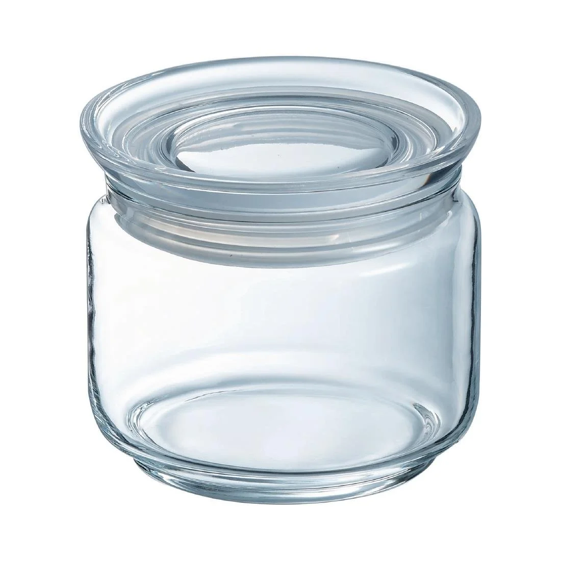 Luminarc Pure Jars with Glasses Lids 500ml (6 Pack) - Image 2