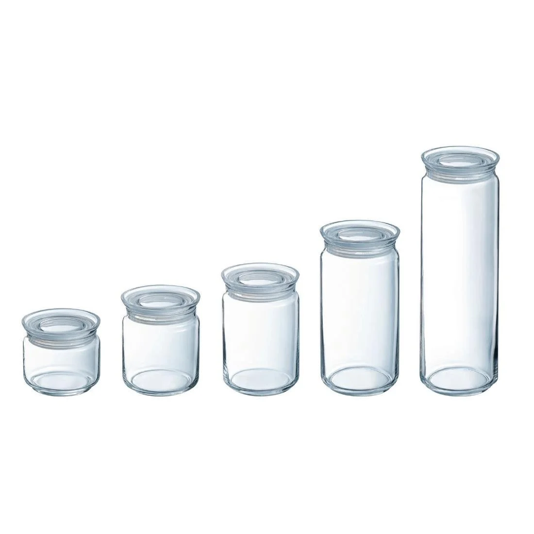 Luminarc Pure Jars with Glasses Lids 750ml (6 Pack) - Image 5