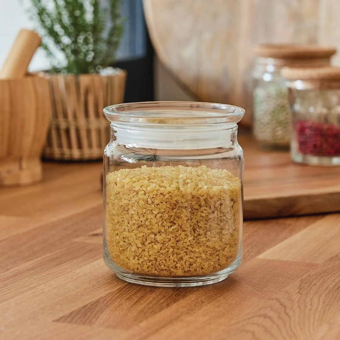 Luminarc Pure Jars with Glasses Lids 750ml (6 Pack) - Image 6