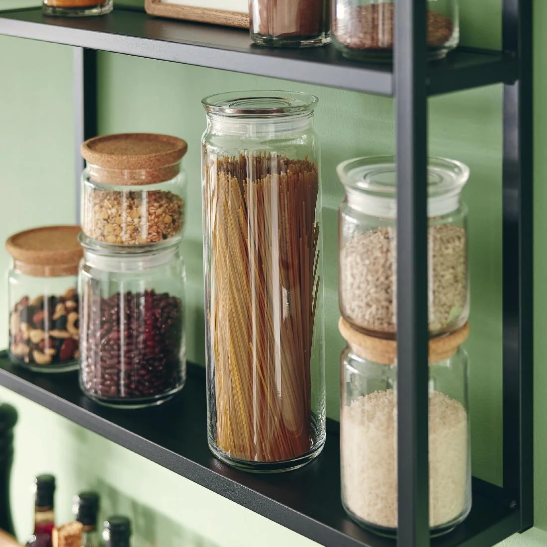 Luminarc Pure Spaghetti Jars with Glasses Lids 2Ltr (6 Pack) - Image 5