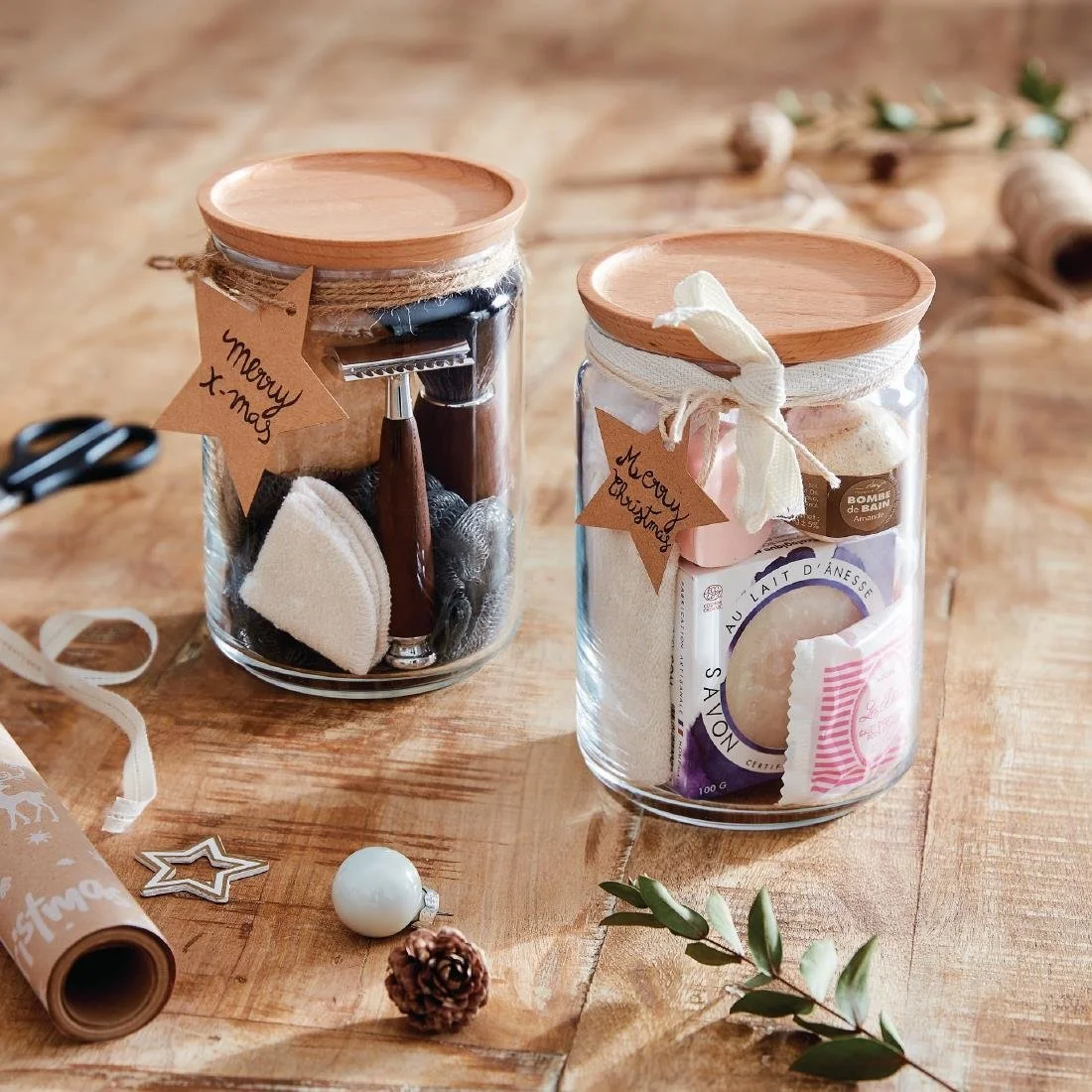 Luminarc Pure Jars & Wood Lids 1Ltr (6 Pack) - Image 4