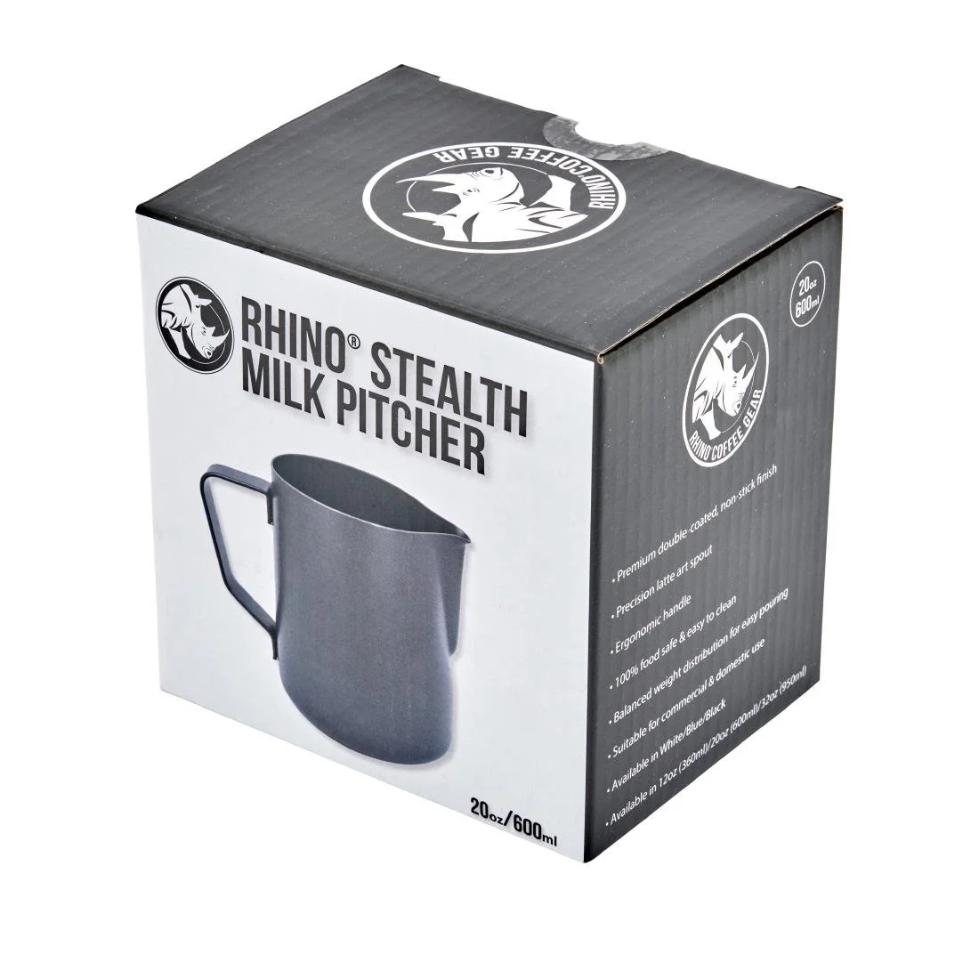 Rhino Stealth Milk Pitcher Black 600ml - Image 9