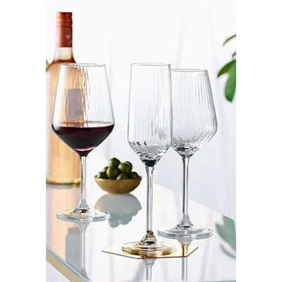 Royal Leerdam Carré Optics Wine Glasses 520ml (6 Pack) - Image 1