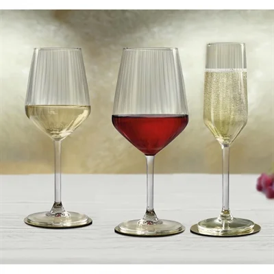 Royal Leerdam Carré Optics Wine Glasses 520ml (6 Pack) - Image 2