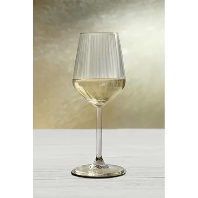 Royal Leerdam Carré Optics Wine Glasses 385ml (6 Pack)