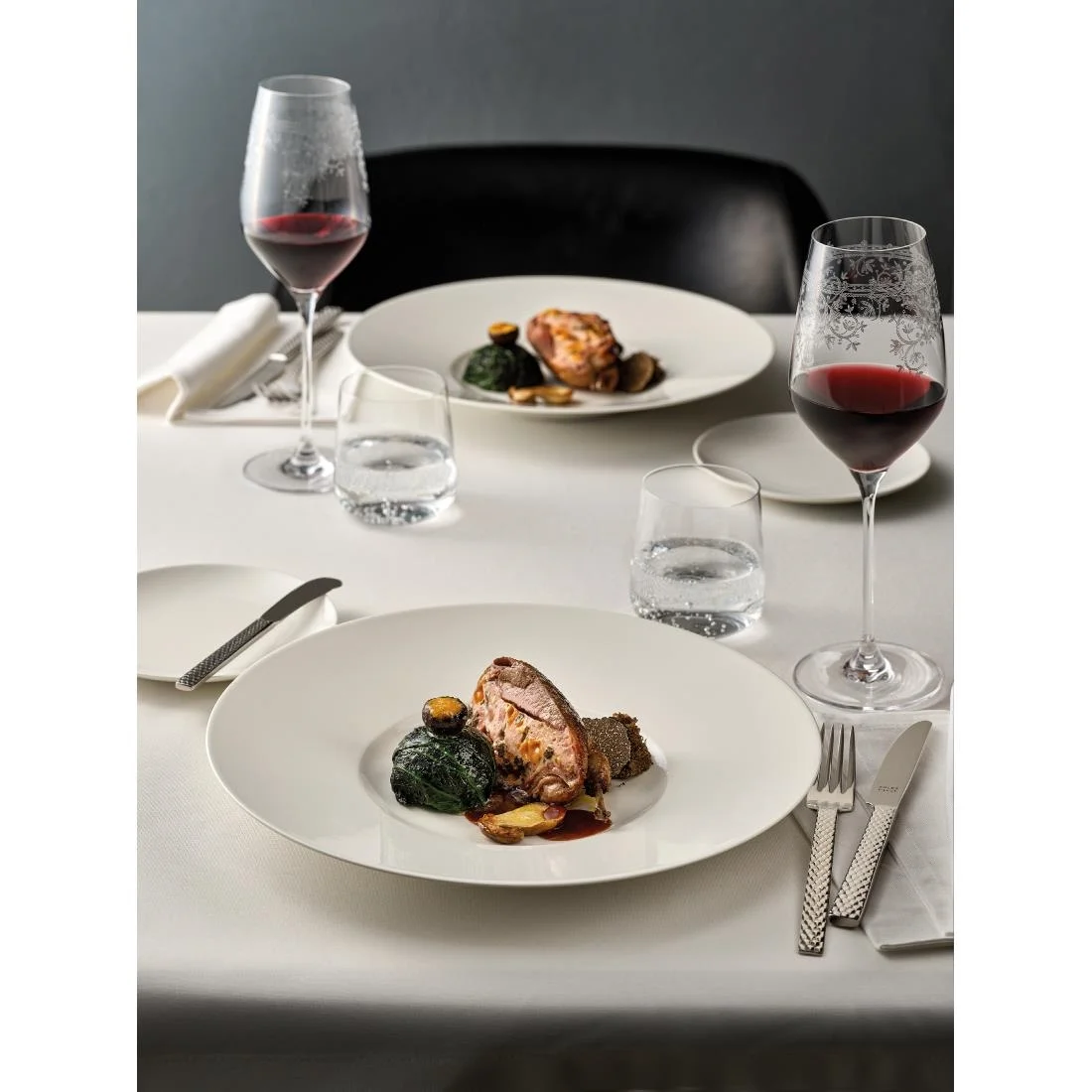 Schönwald Kumo Rimmed Plates 310mm (6 Pack) - Image 2