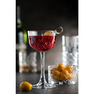 Pasabahce Timeless Vintage Nick & Nora Glasses 160ml (24 Pack) - Image 2