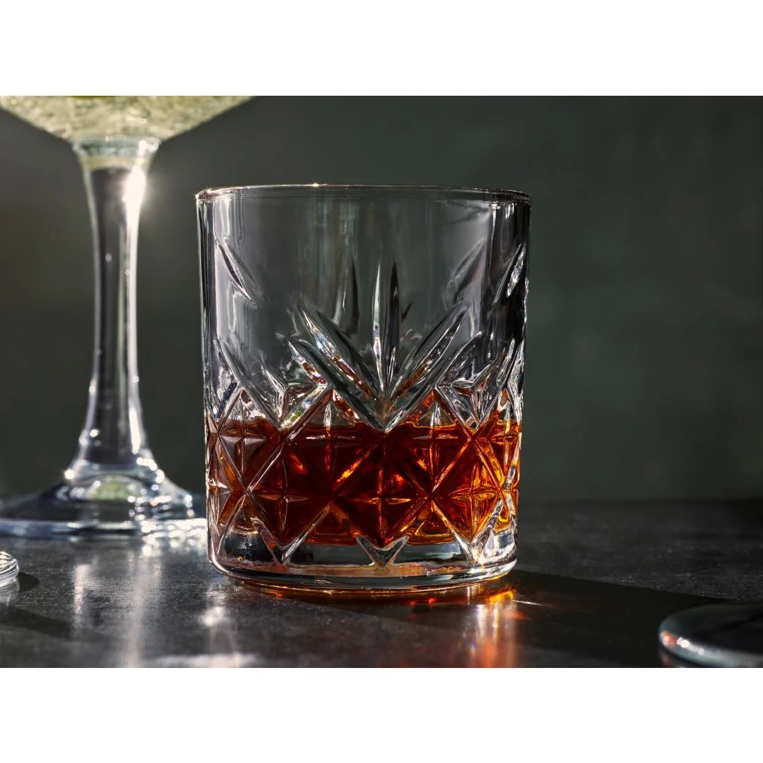 Utopia Pasabahce Timeless Vintage Stackable Tumblers 350ml (Pack 24) - Image 4