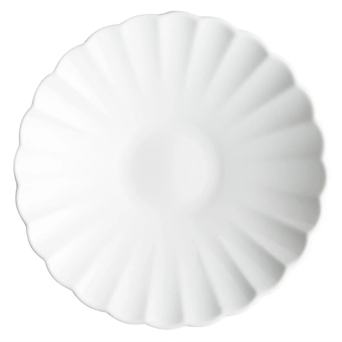 Olympia Bloom Scalloped Pasta Bowls White 260mm (4 Pack)