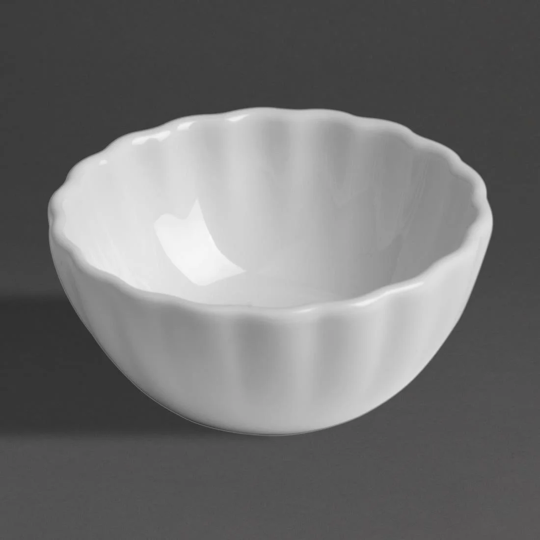 Olympia Bloom Scalloped Dipping Dishes White 75mm (12 Pack) - Image 3