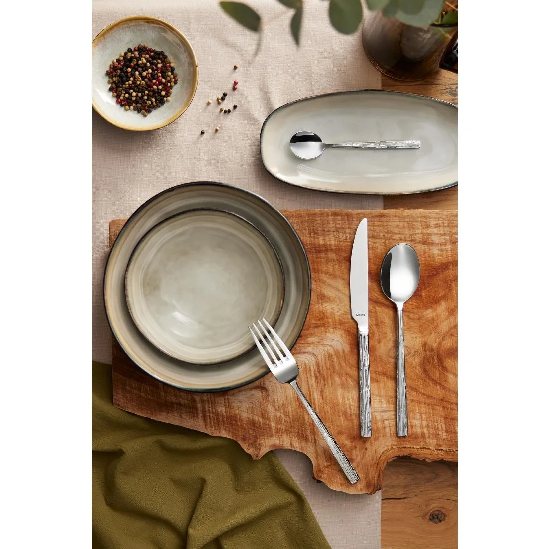 Amefa Médard De Noblat Shadow Pearl Plates 205mm (6 Pack) - Image 6