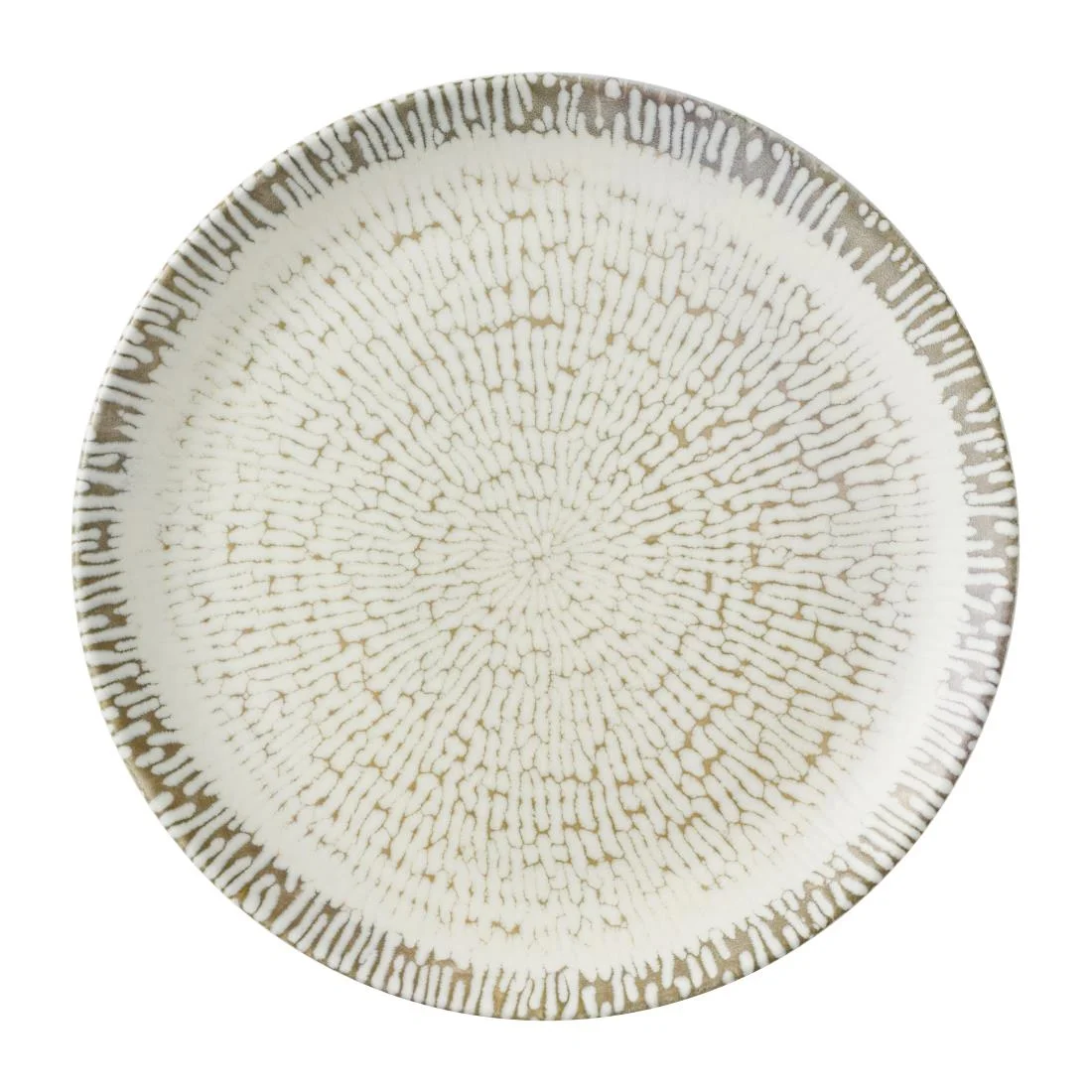Churchill Cascade Coupe Plates Taupe 288mm (12 Pack)