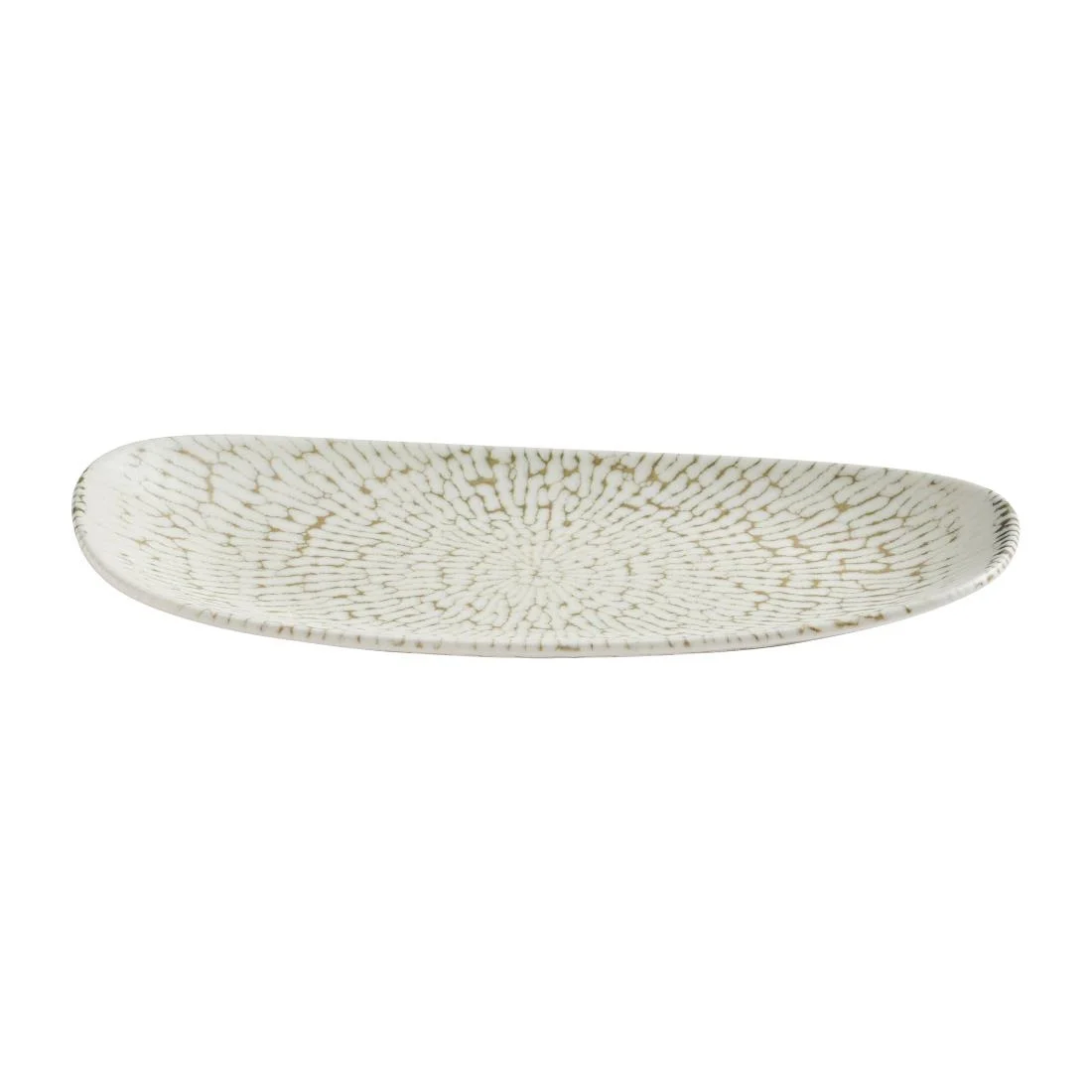 Churchill Cascade Opal Oblong Plates Taupe 350x185mm (6 Pack) - Image 2
