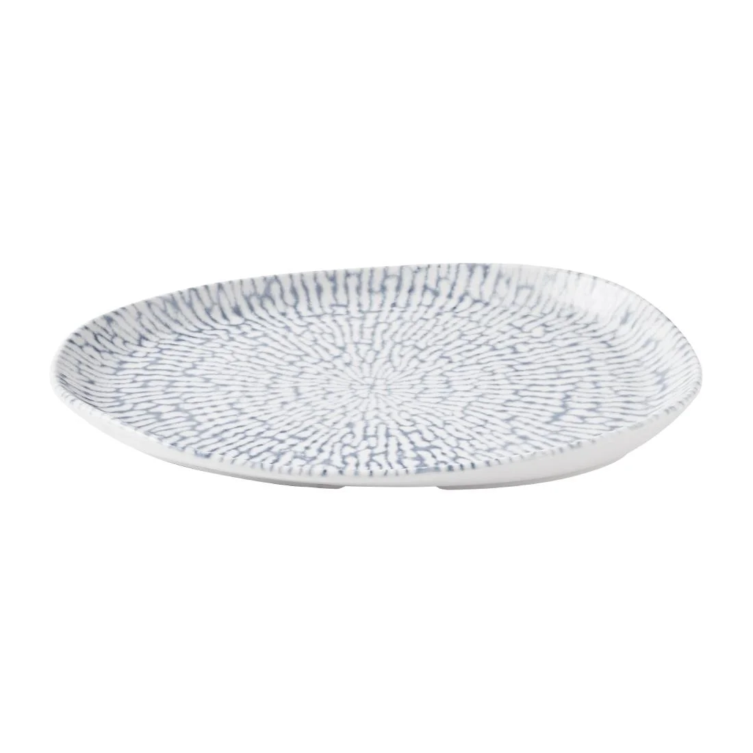 Churchill Cascade Natural Oblong Plates Indigo 260x200mm (6 Pack) - Image 2