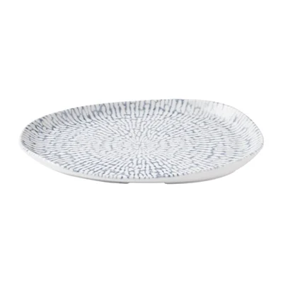 Churchill Cascade Natural Oblong Plates Indigo 260x200mm (6 Pack) - Image 2