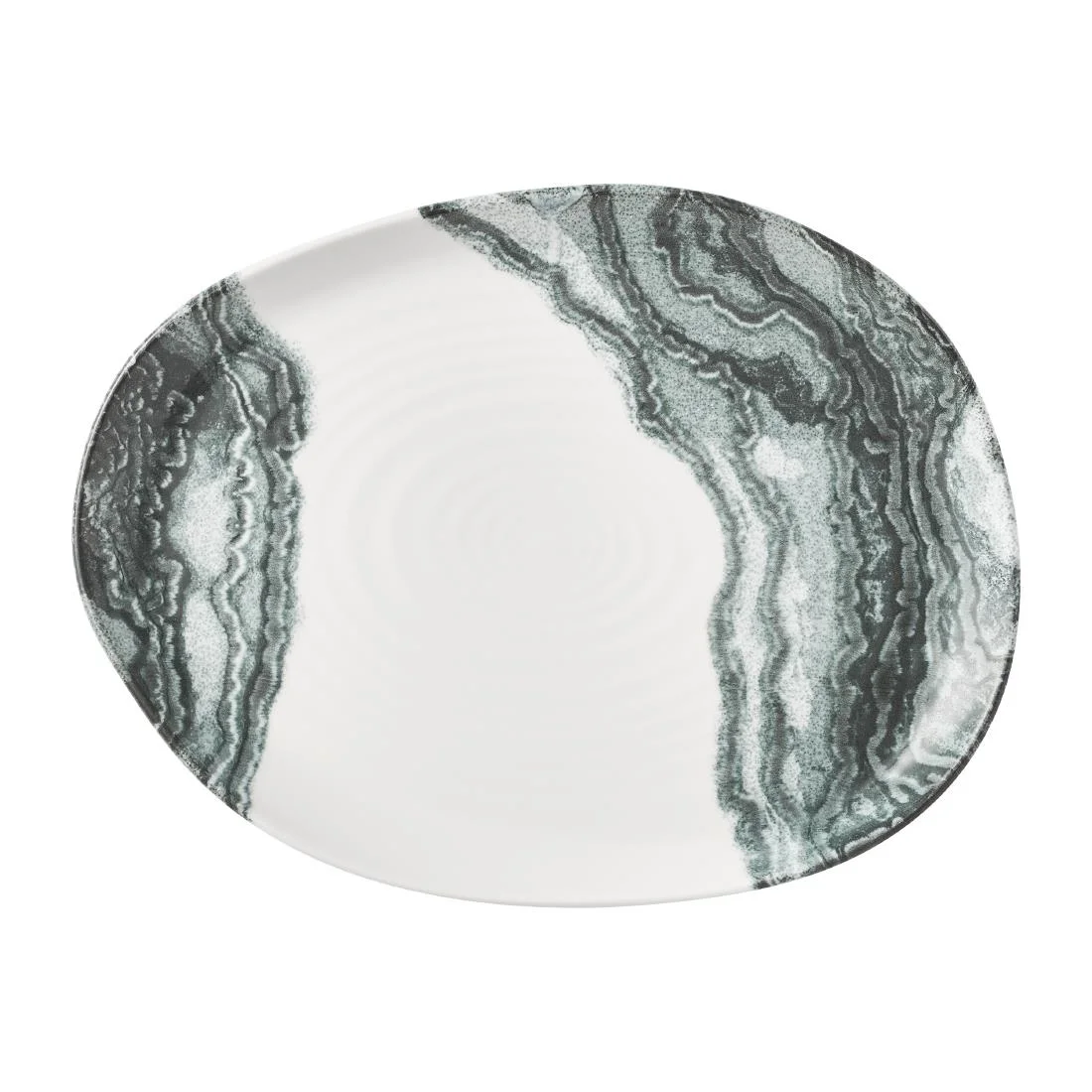 Churchill Tide Organic Platters Black 260x200mm (6 Pack)