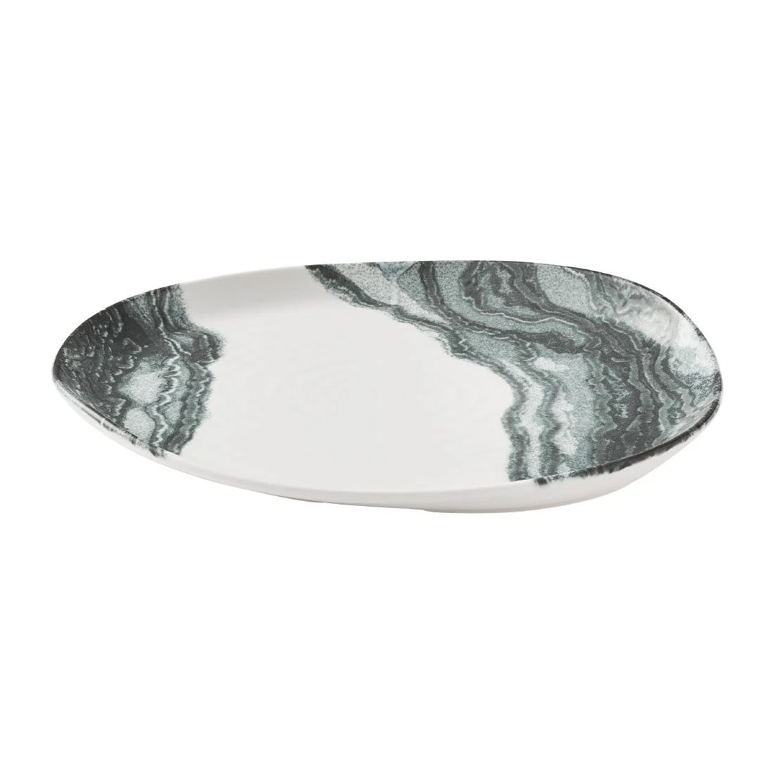 Churchill Tide Organic Platters Black 260x200mm (6 Pack) - Image 2