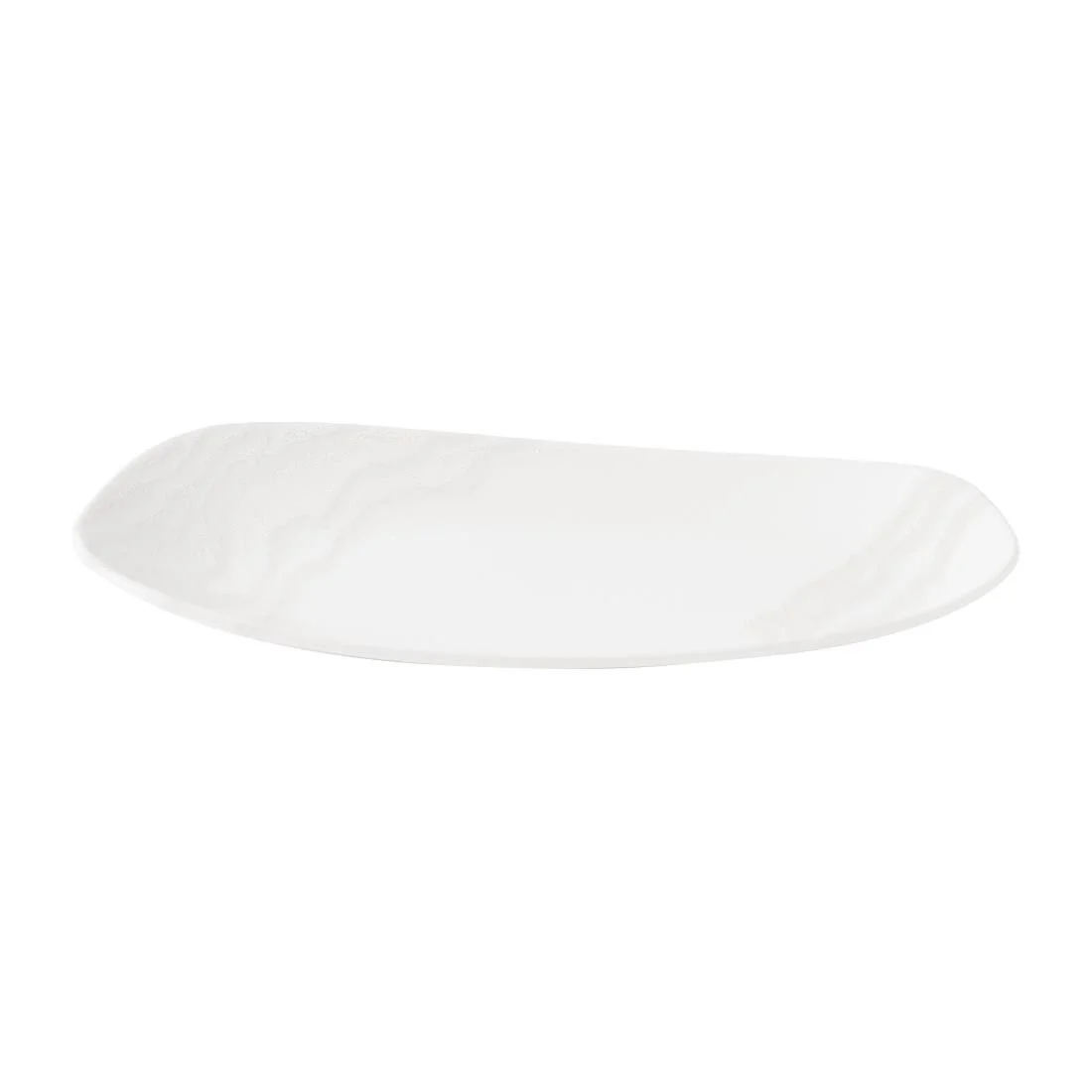 Churchill Tide Organic Oblong Plates White Opal 300x150mm (12 Pack) - Image 2
