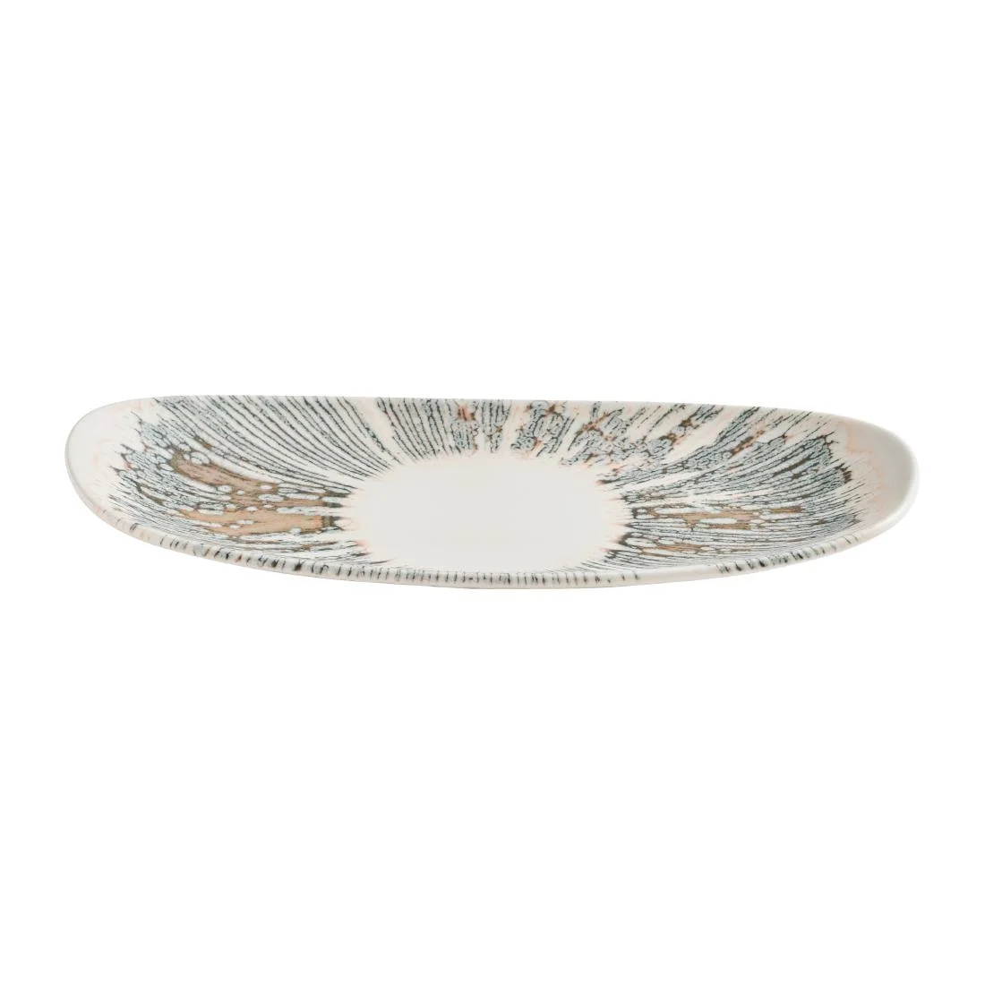 Churchill Lyra Organic Oblong Plates Pink Opal 300x150mm (12 Pack) - Image 2