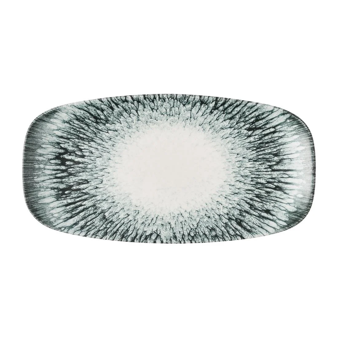 Churchill Inked Lumé Oblong Platters Black 298x153mm (12 Pack)