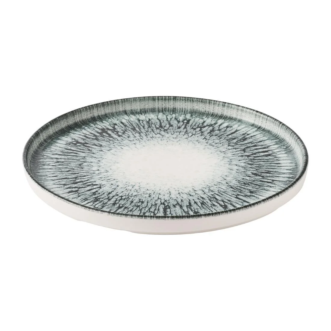 Churchill Inked Lumé Walled Plates Black 260mm (6 Pack) - Image 2