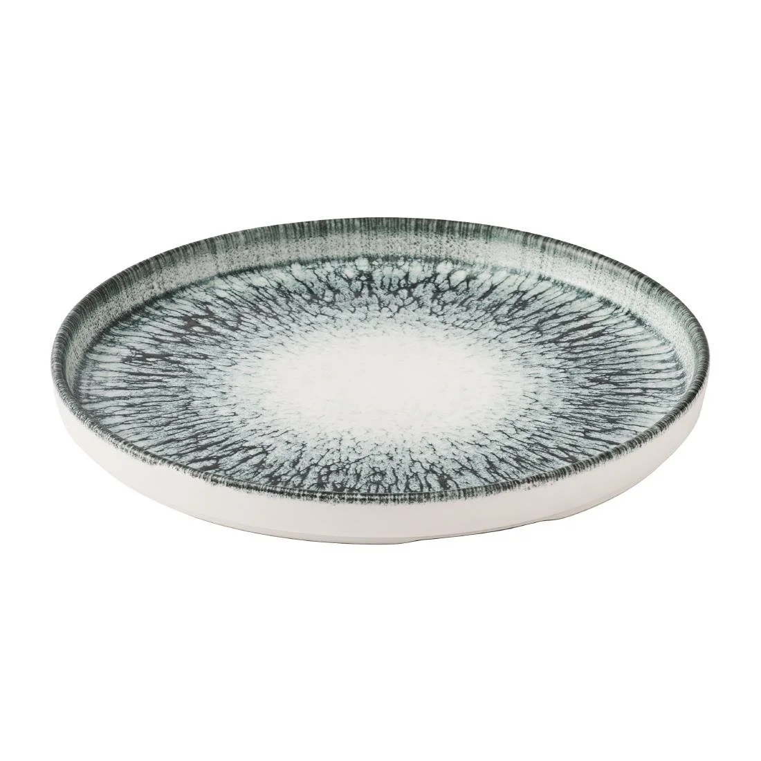 Churchill Inked Lumé Walled Plates Black 210mm (6 Pack) - Image 2