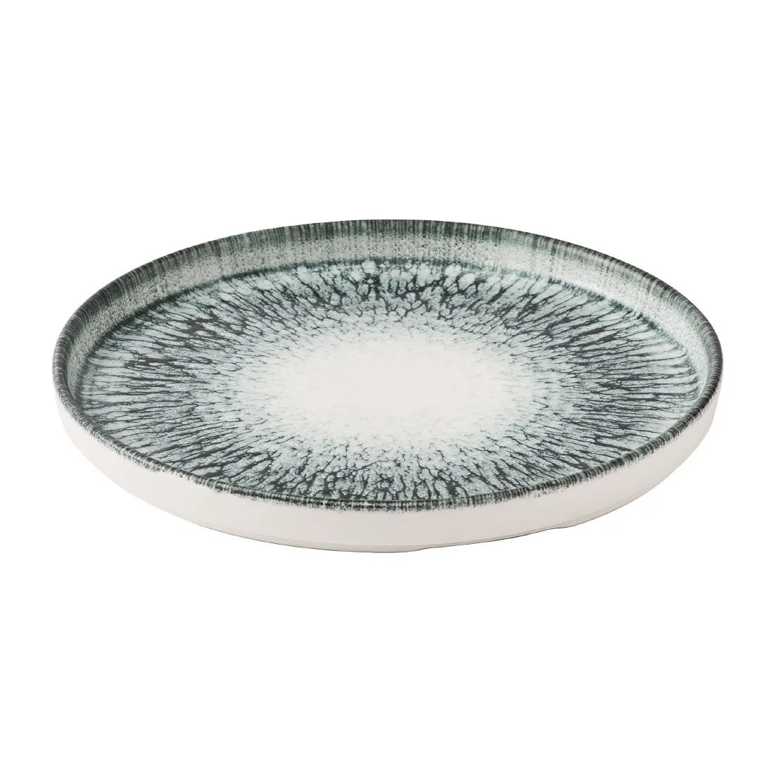 Churchill Inked Lumé Walled Plates Black 157mm (6 Pack) - Image 2