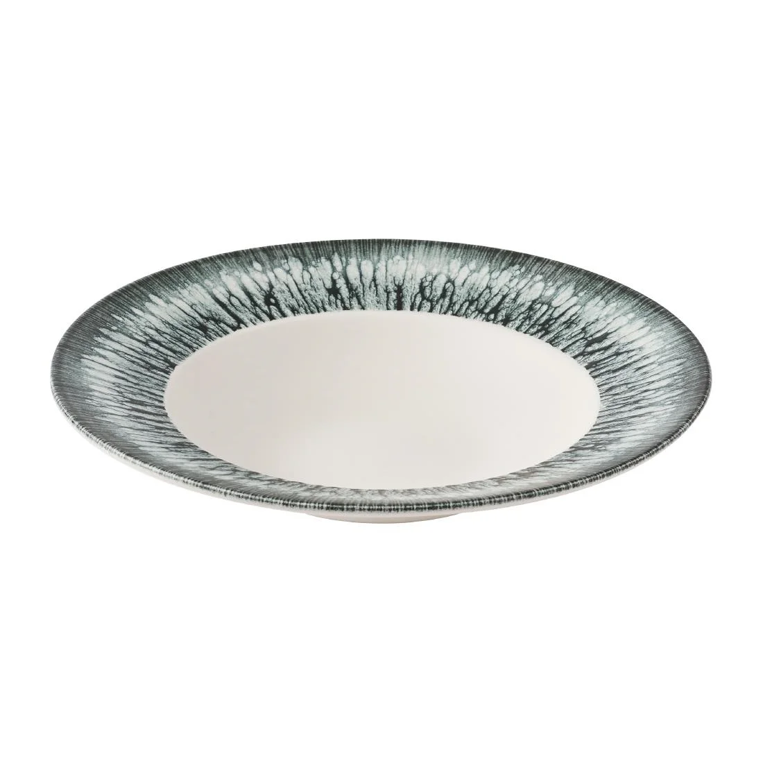 Churchill Inked Lumé Wide Rim Bowls Black 288mm (12 Pack) - Image 3