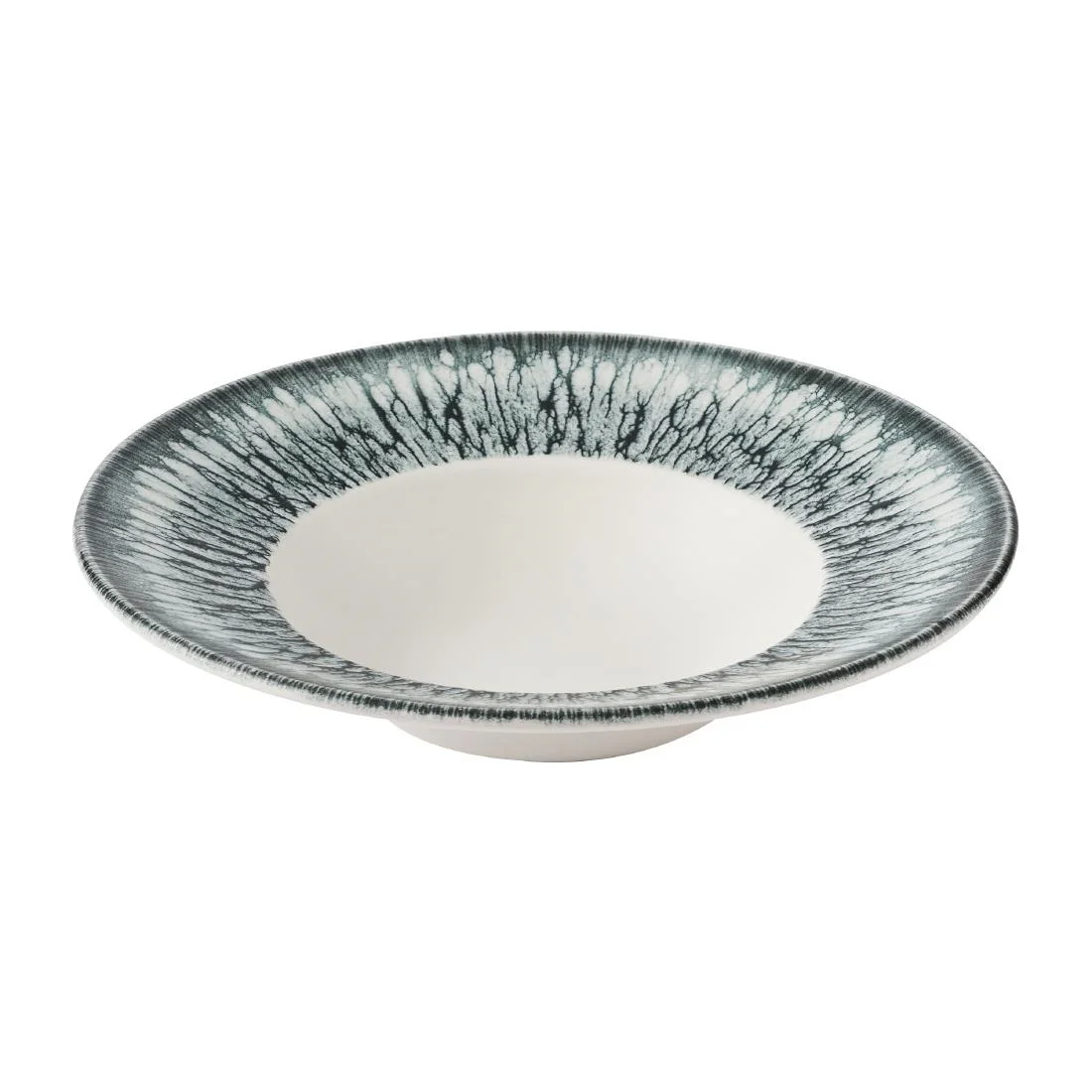 Churchill Inked Lumé Wide Rim Bowls Black 240mm (12 Pack) - Image 2